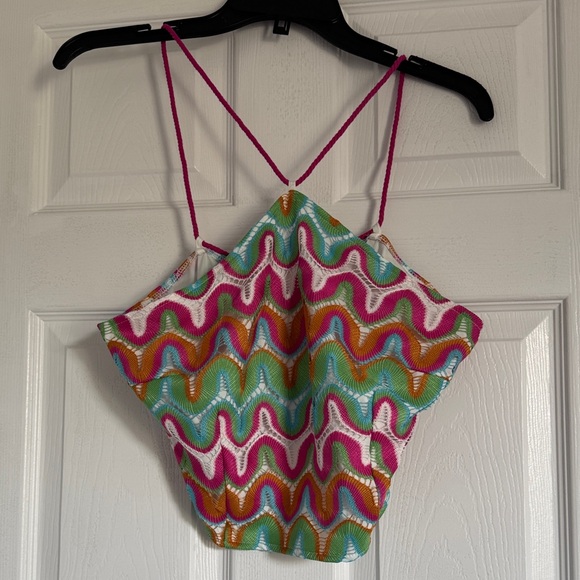 GB girls Tops - GB girls Multicolor Wave Pattern Camisole